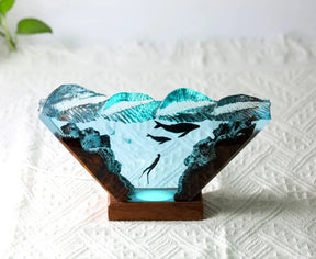 Luminária de mesa em resina - Aquamarine - OCP